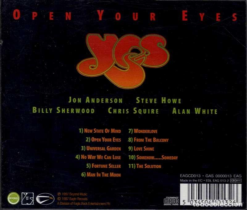 CDs de m&uacute;sica: Yes - Open Your Eyes. CD - Foto 2