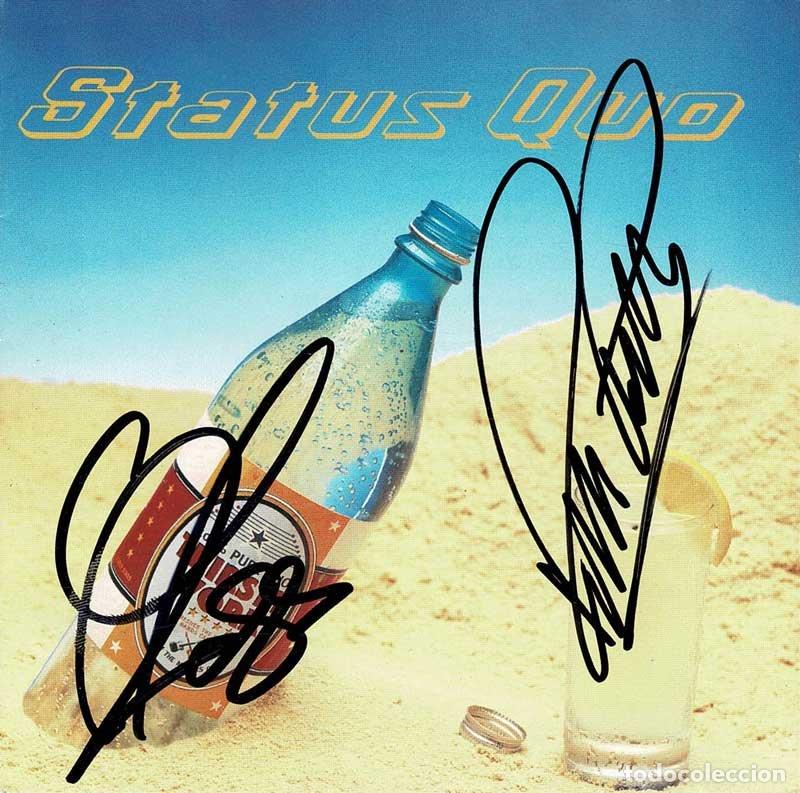 CDs de m&uacute;sica: Status Quo - Thirsty Work. CD (firmado) - Foto 1