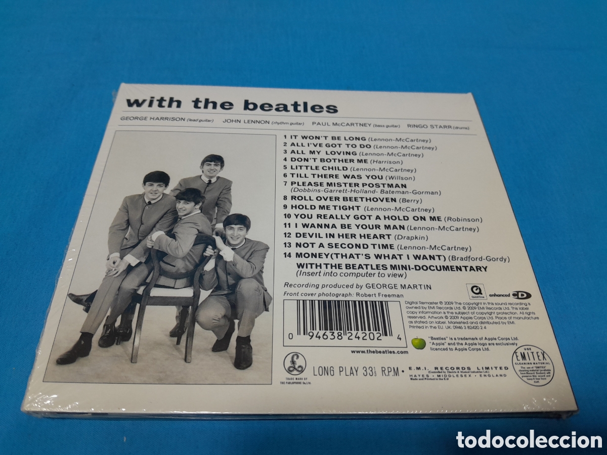 CDs de m&uacute;sica: THE BEATLES - WITH THE BEATLES - Foto 3
