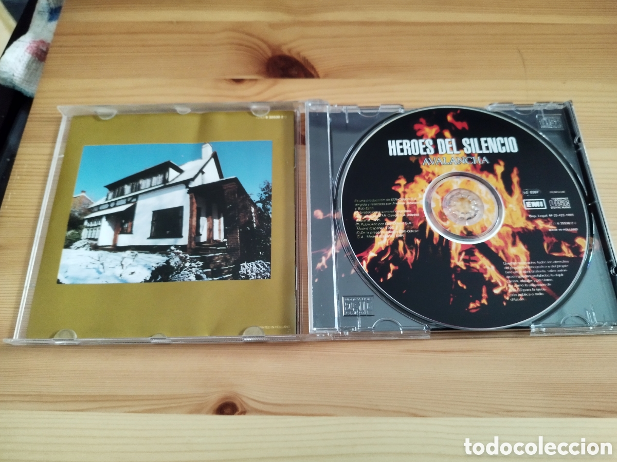 CDs de m&uacute;sica: CD de H&eacute;roes del Silencio - Avalancha - Foto 2