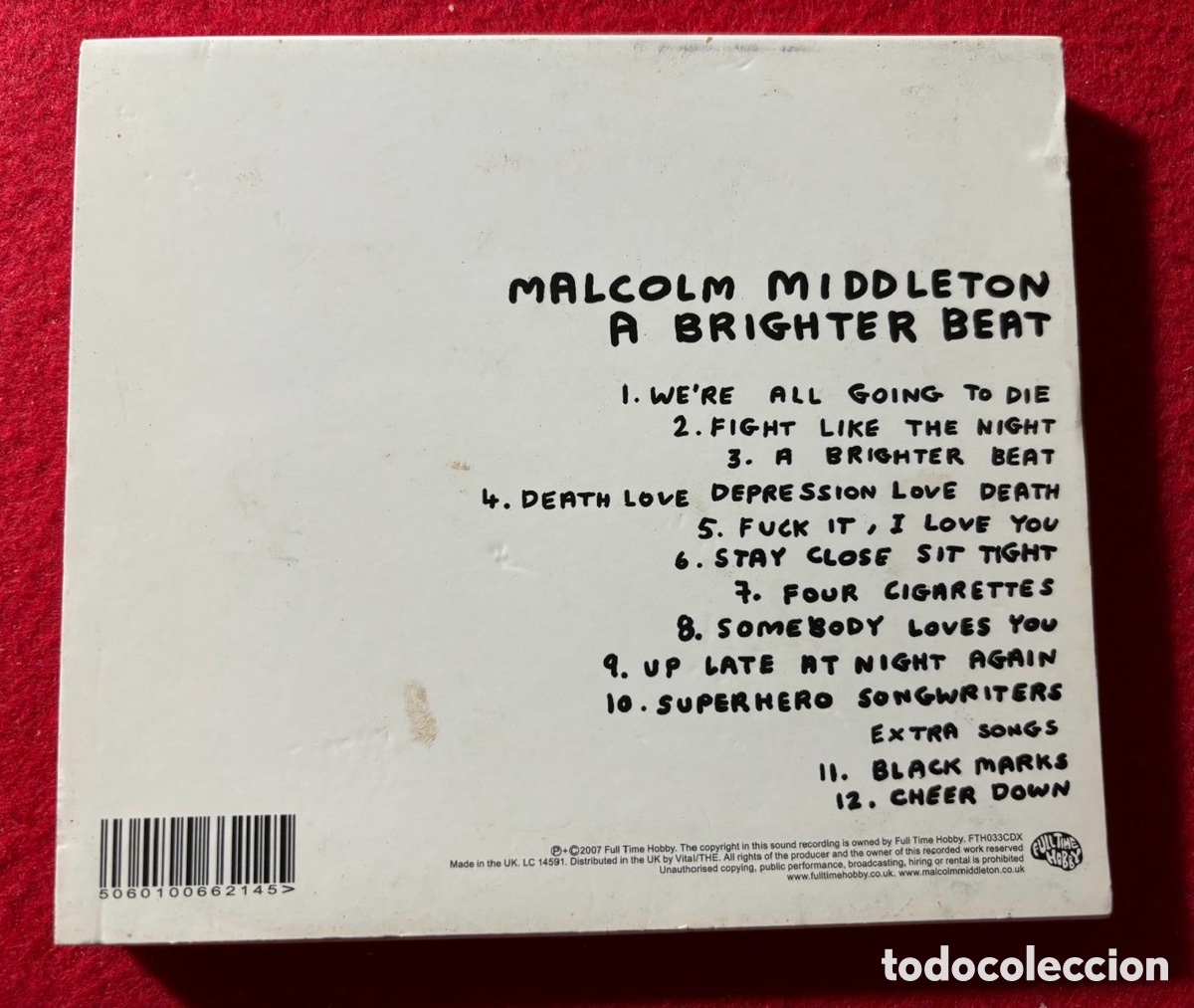 CDs de m&uacute;sica: MALCOLM MIDDLETON &ldquo;A BRIGHTER BEAT&rdquo;-Cd FIRMADO en 2007 - Foto 5