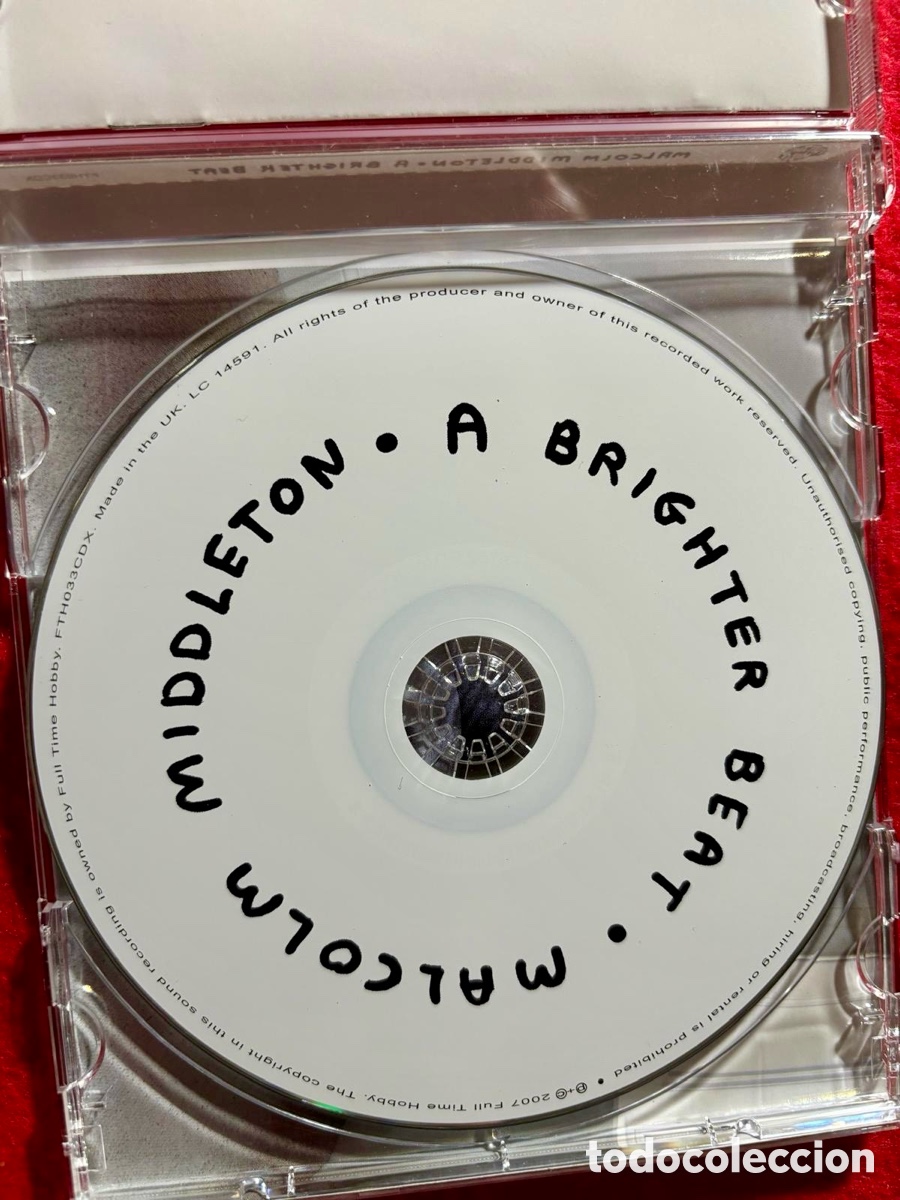 CDs de m&uacute;sica: MALCOLM MIDDLETON &ldquo;A BRIGHTER BEAT&rdquo;-Cd FIRMADO en 2007 - Foto 8