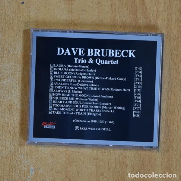 CDs de m&uacute;sica: DAVE BRUBECK - TRIO & QUARTET - CD - Foto 2