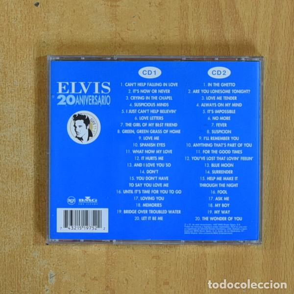 CDs de m&uacute;sica: ELVIS PRESLEY - 20 ANIVERSARIO - CD - Foto 2