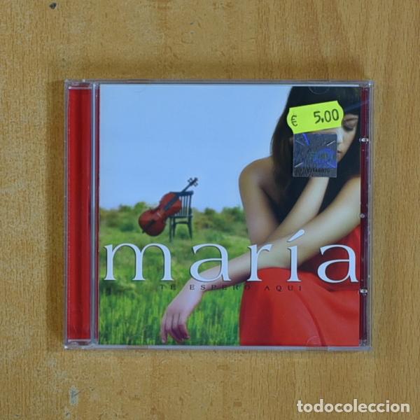 CDs de m&uacute;sica: MARIA - TE ESPERO AQUI - CD - Foto 1