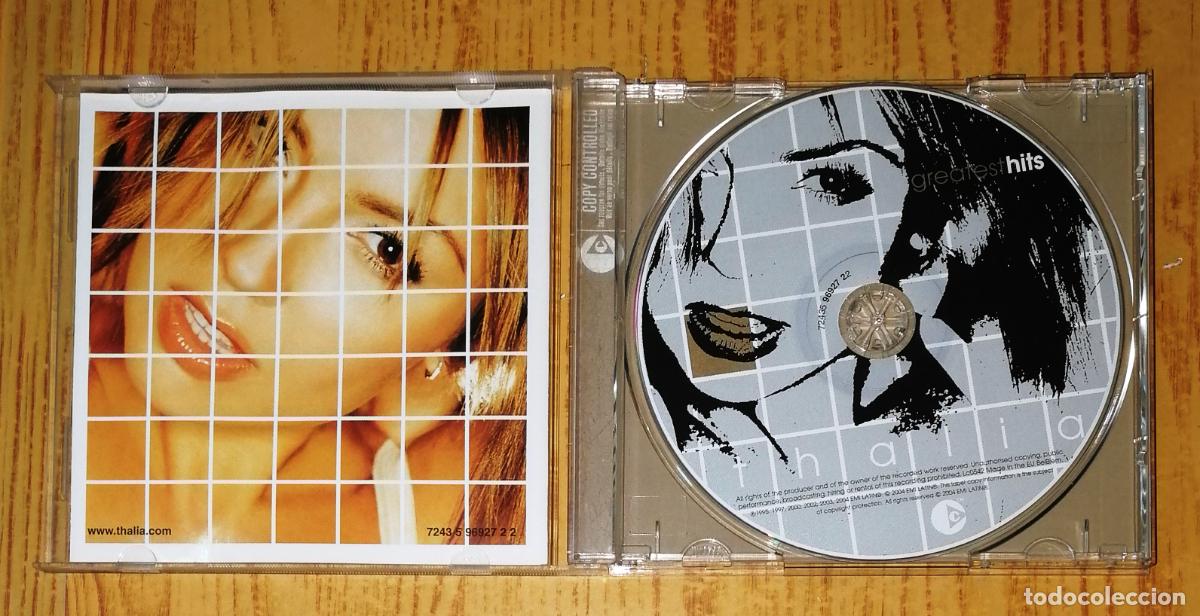 CDs de m&uacute;sica: CD. THALIA. GREATEST HITS. - EMI LATIN : Hoffman, 2004 - Foto 2
