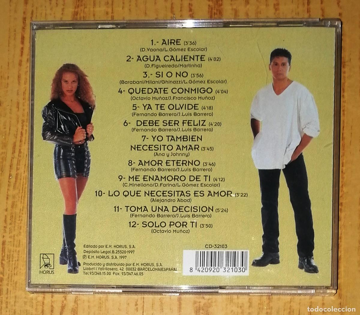 CDs de m&uacute;sica: CD. R&Iacute;OS DE GLORIA. - Horus, 1997 - Foto 3