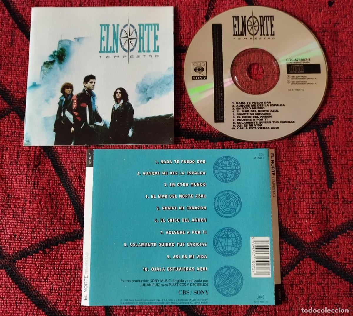 CDs de m&uacute;sica: EL NORTE ** Tempestad ** CD ORIGINAL 1991 - Foto 1