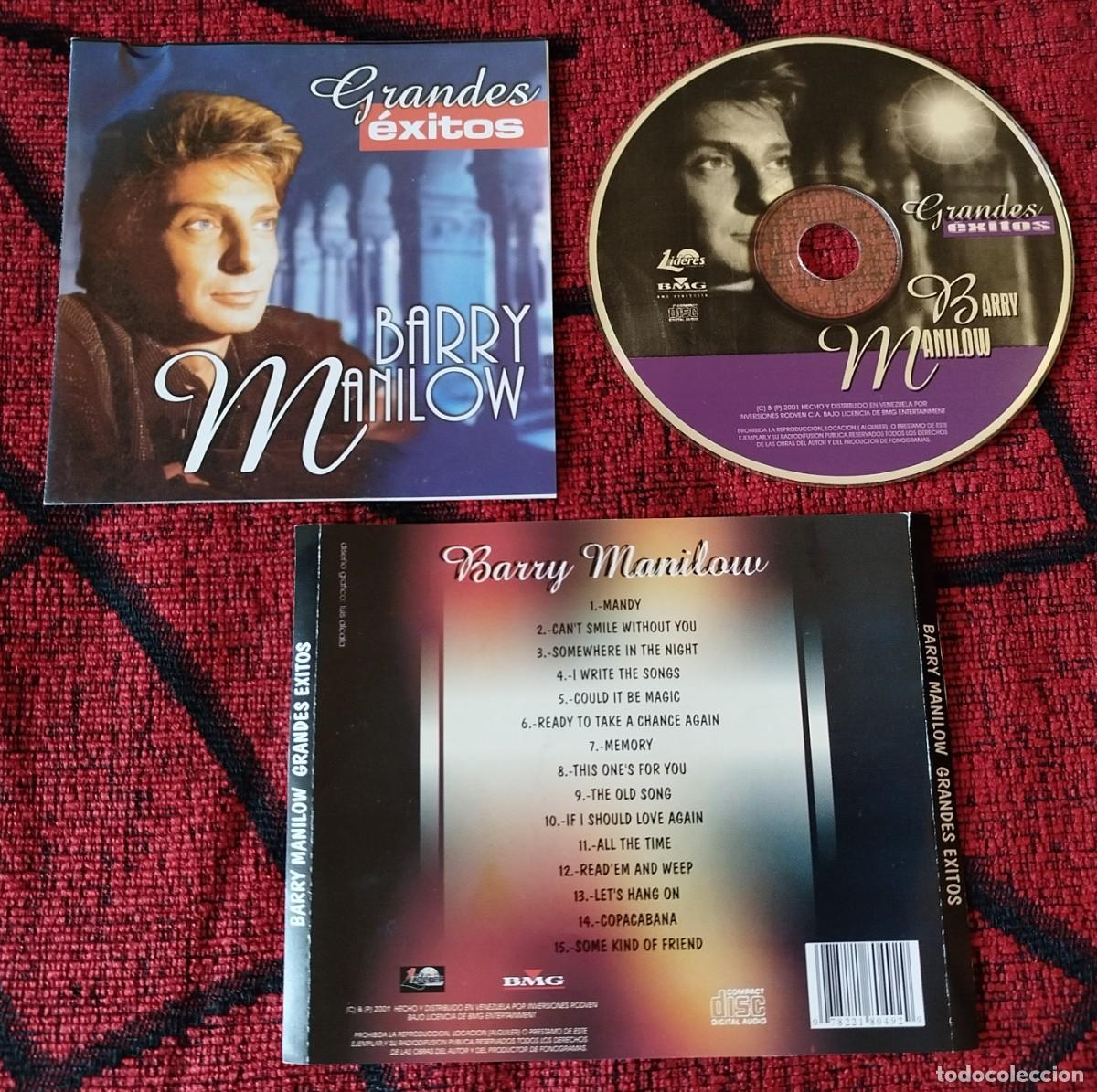 CDs de m&uacute;sica: BARRY MANILOW ** Grandes Exitos ** CD VENEZUELA 2001 - Foto 1