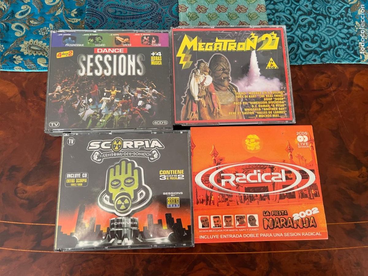 CDs de m&uacute;sica: CD SESSION MEGATRON SCORPIA CENTRAL DEL SONIDO &uml;FOREVER&uml; (3 CD) - Foto 11