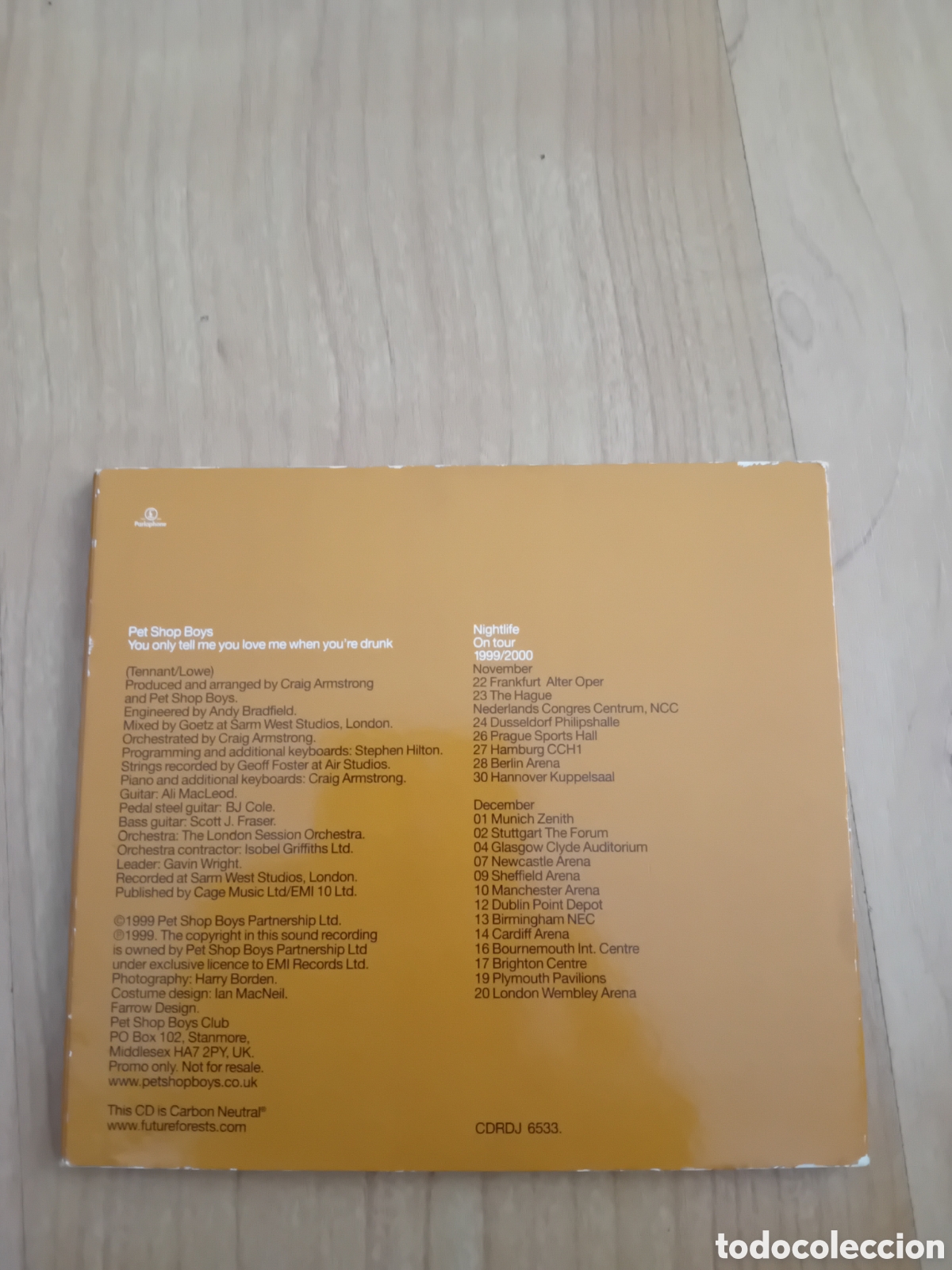 CDs de m&uacute;sica: PET SHOP BOYS. DRUNK. - Foto 2