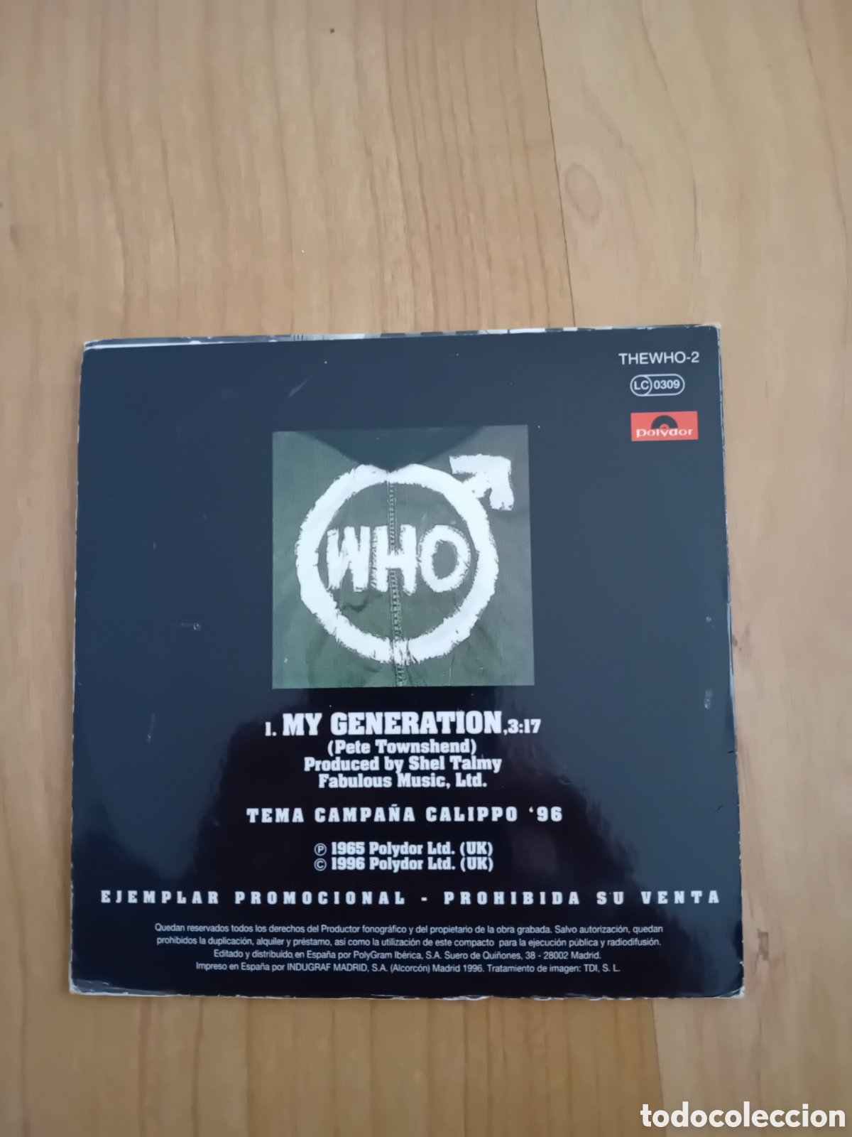 CDs de m&uacute;sica: THE WHO. MY GENERATION - Foto 2