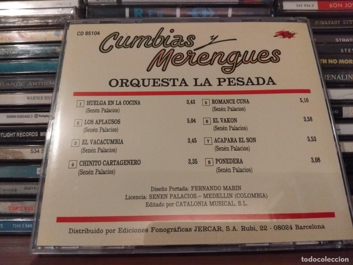 CDs de m&uacute;sica: Orquesta La Pesada &lrm;&ndash; Cumbias Y Merengues-CD - Foto 2