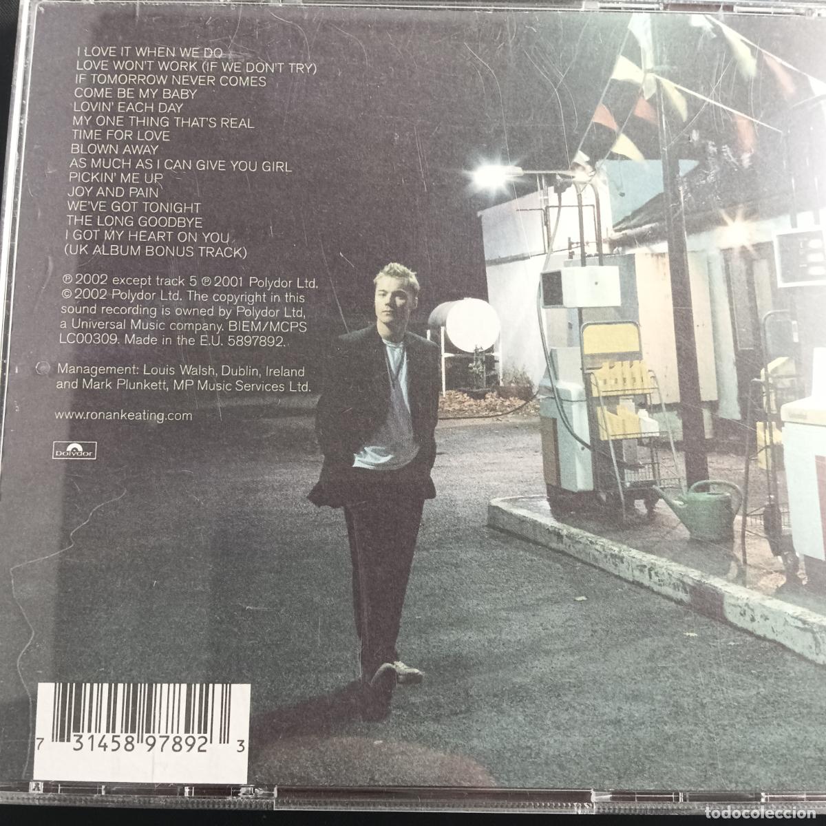 CDs de m&uacute;sica: RONAN KEATING, DESTINATION. CD - Foto 2