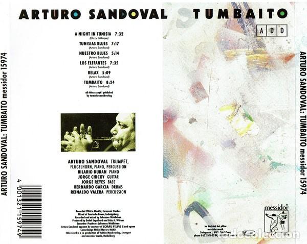 CDs de m&uacute;sica: Arturo Sandoval &ndash; Tumbaito - Foto 2