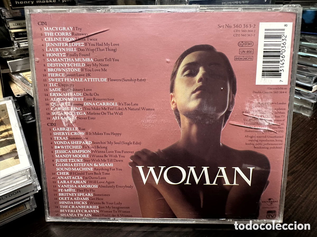 CDs de m&uacute;sica: Various - Woman (2xCD, Comp) - Foto 2