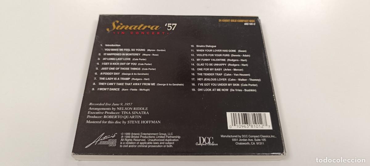 CDs de m&uacute;sica: CD SINATRA EDICI&Oacute;N LIMITADA 57  EN CONCIERTO - Foto 8