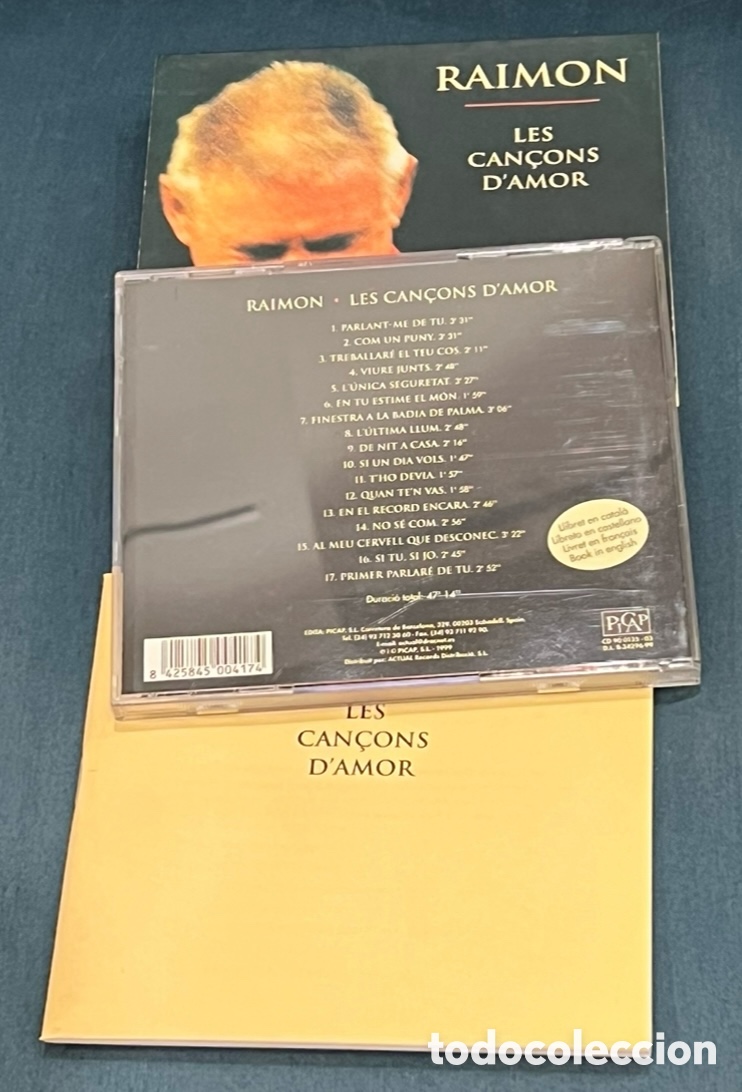 CDs de m&uacute;sica: CD. Raimon. &ldquo;Les Can&ccedil;ons d&rsquo;Amor&rdquo;. 1999. - Foto 2