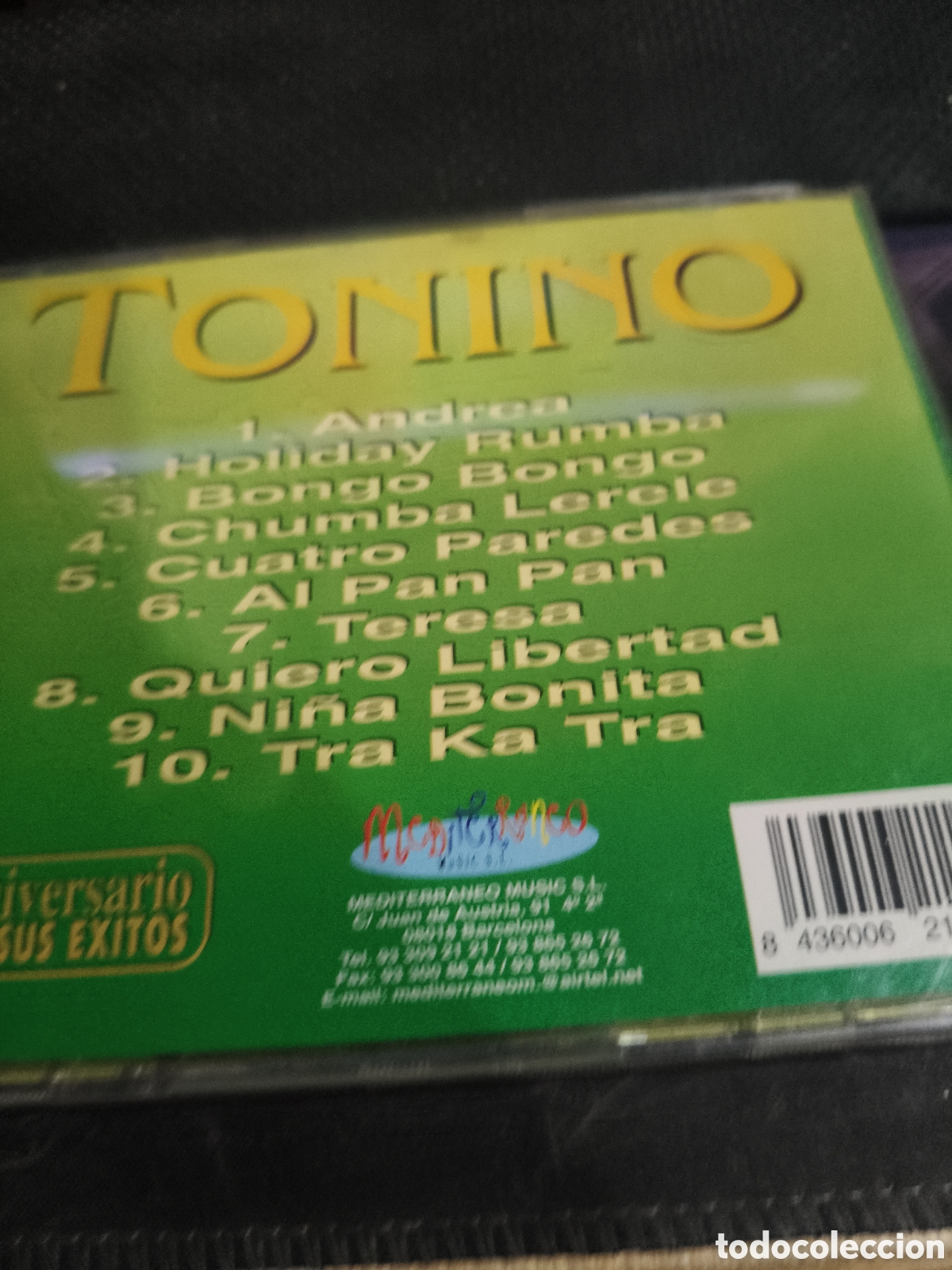 CDs de m&uacute;sica: Tonino todos sus &eacute;xitos -17 - Foto 2