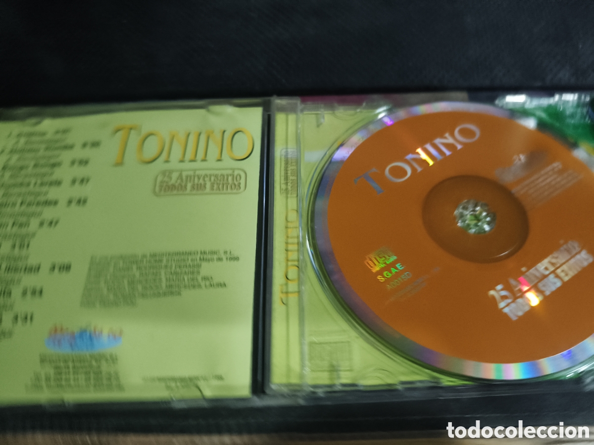 CDs de m&uacute;sica: Tonino todos sus &eacute;xitos -17 - Foto 3