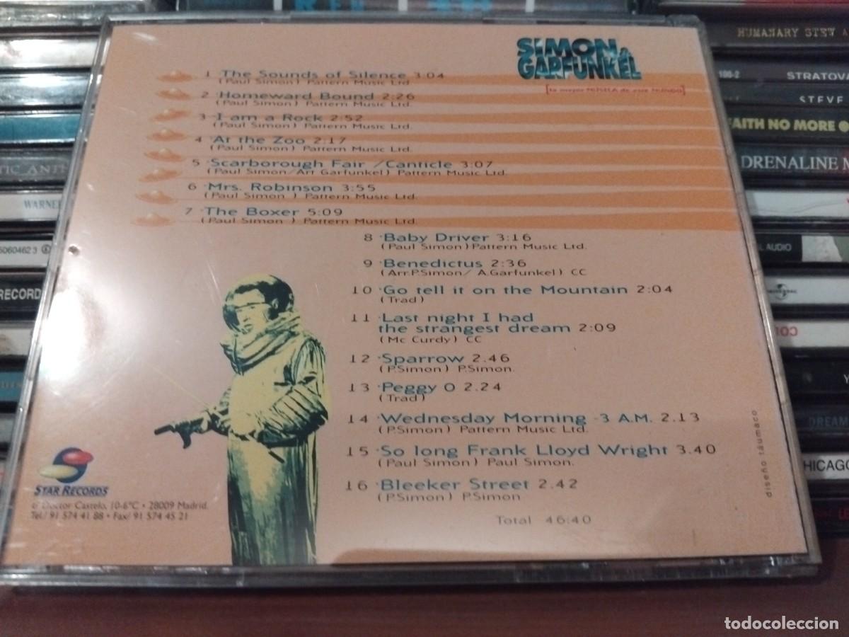 CDs de m&uacute;sica: Simon & Garfunkel &lrm;&ndash; 16 Grandes &Eacute;xitos En Versi&oacute;n Original-CD - Foto 2