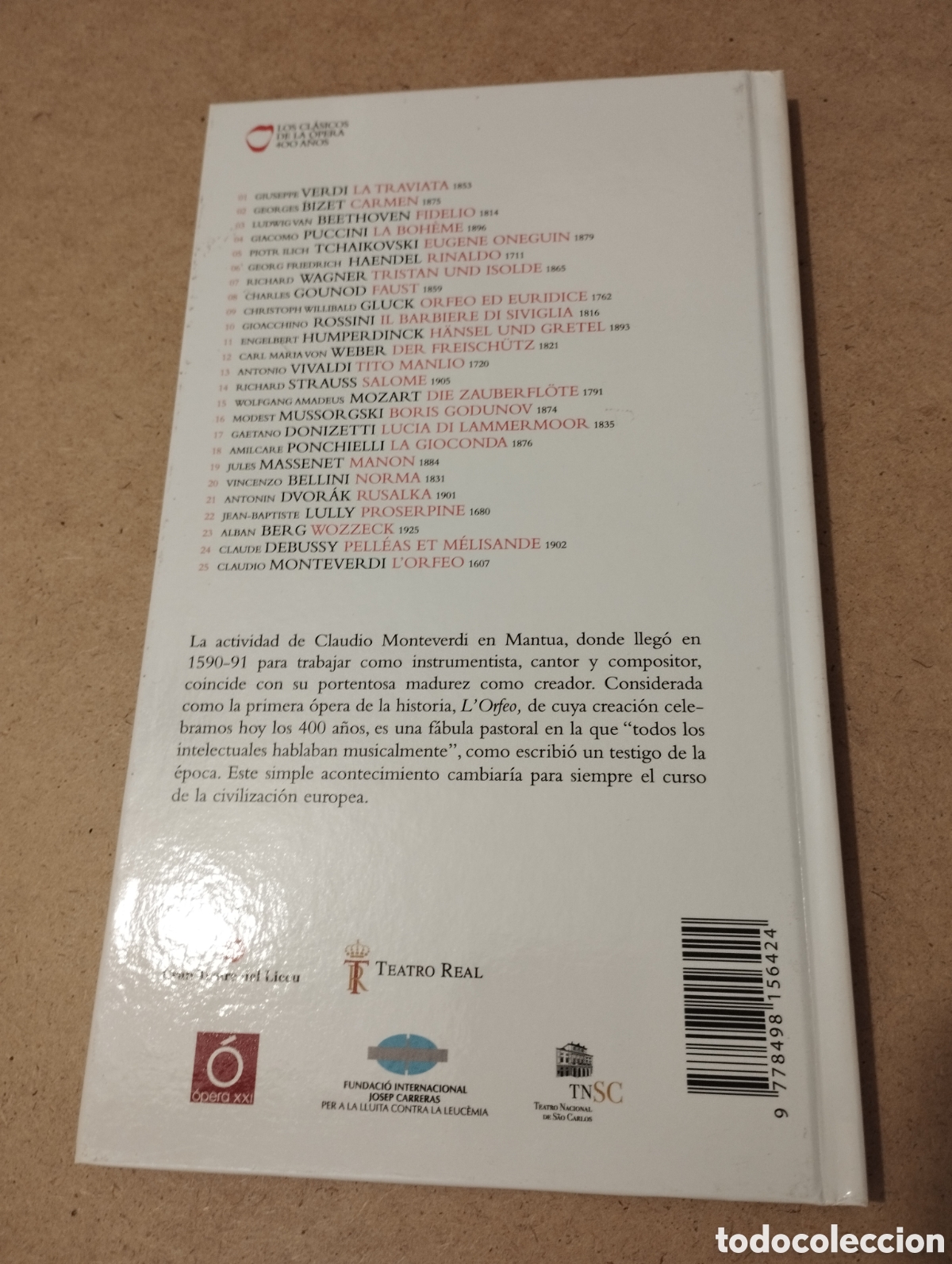 CDs de m&uacute;sica: MONTEVERDI. LORFEO (LIBRO + 2 CDS) EL PAIS - Foto 6