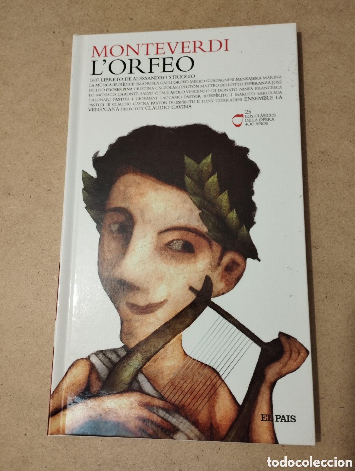 CDs de m&uacute;sica: MONTEVERDI. LORFEO (LIBRO + 2 CDS) EL PAIS - Foto 1