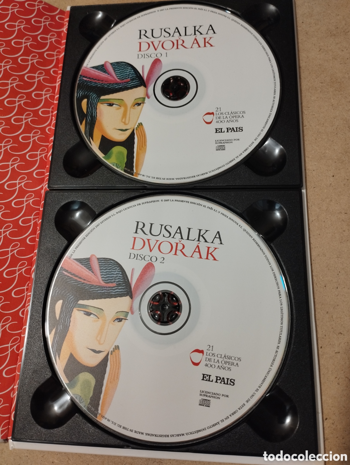 CDs de m&uacute;sica: DVOR&Aacute;K. RUSALKA (LIBRO + 2 CDS) EL PAIS - Foto 5