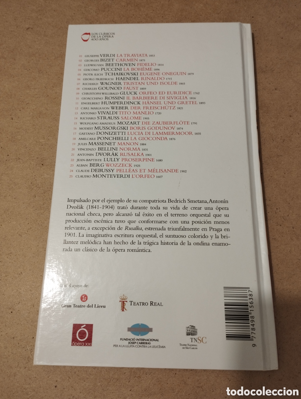 CDs de m&uacute;sica: DVOR&Aacute;K. RUSALKA (LIBRO + 2 CDS) EL PAIS - Foto 6