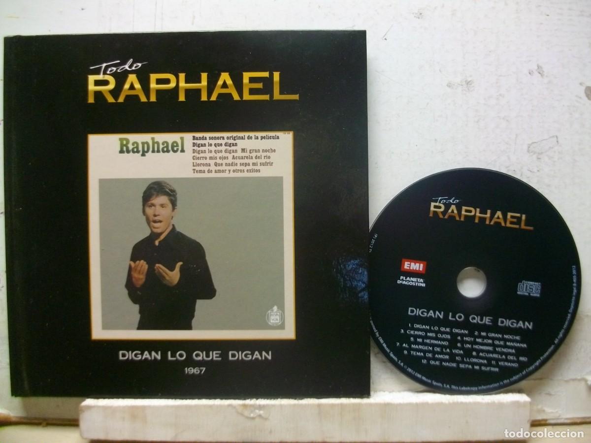 CDs de m&uacute;sica: RAPHAEL - Digan Lo Que Digan LIBRO+ CD - Foto 1