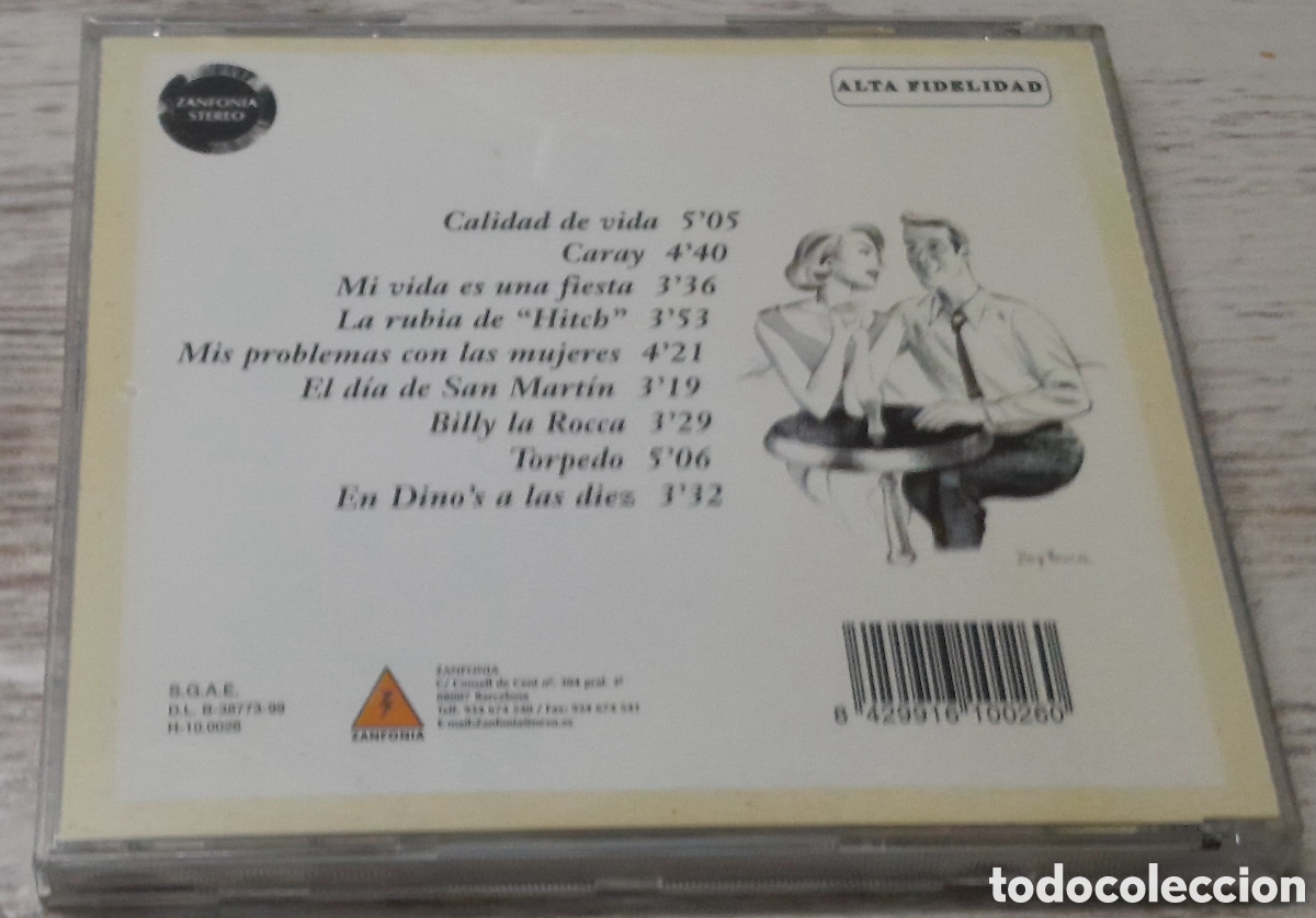 CDs de m&uacute;sica: LOQUILLO - NUEVE TRAGOS - Foto 2