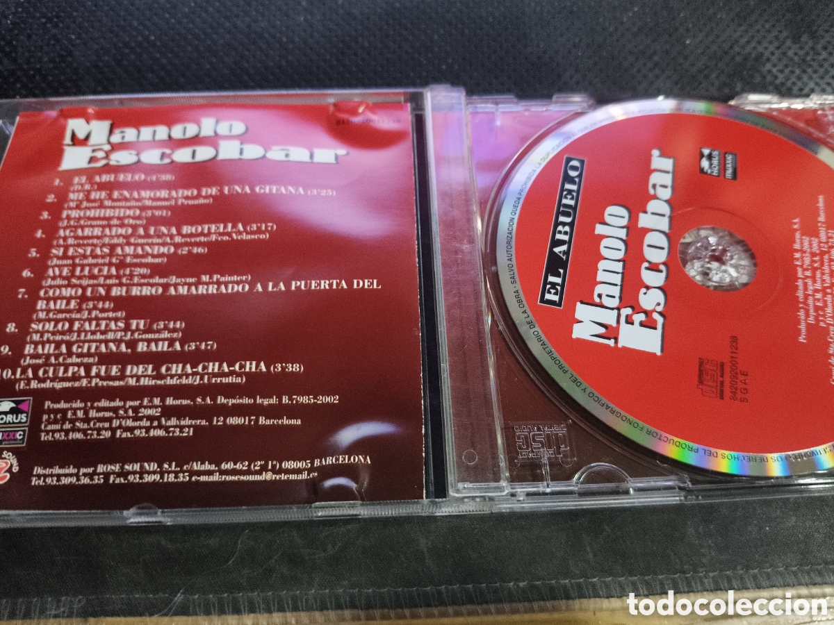 CDs de m&uacute;sica: Manolo escobar el abuelo -20 - Foto 3