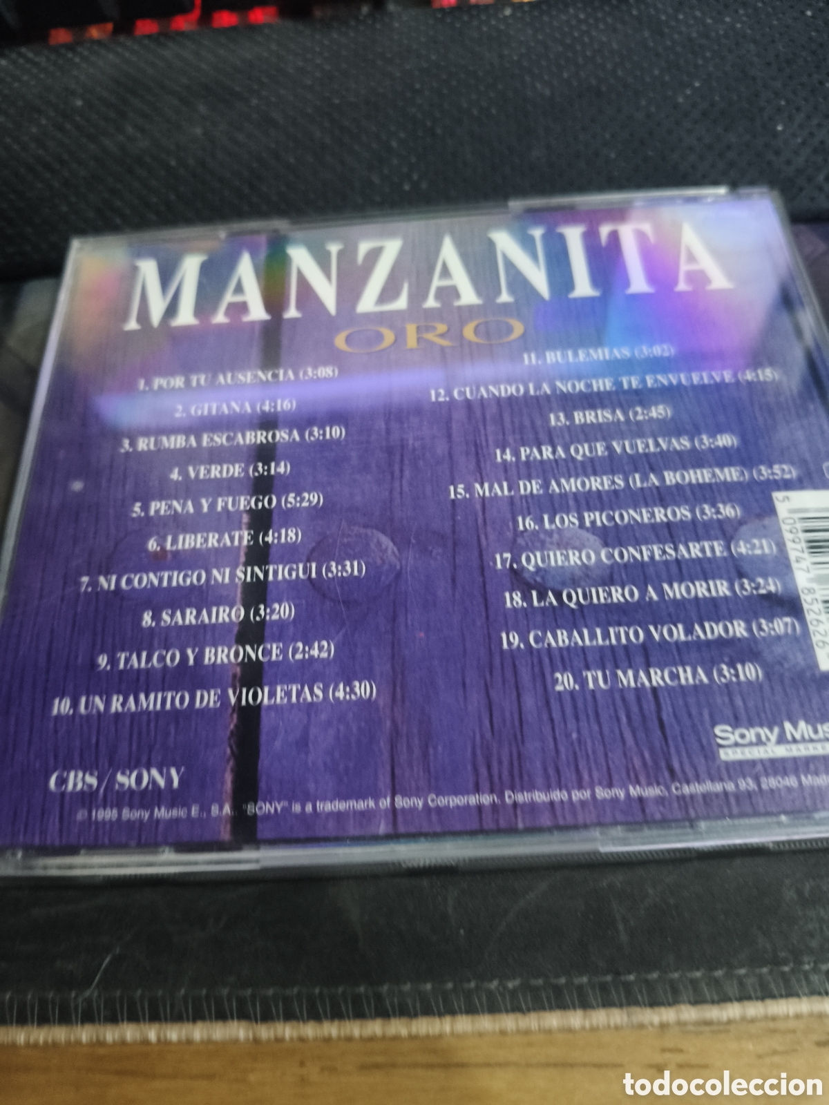 CDs de m&uacute;sica: Manzanita oro -------19 - Foto 2