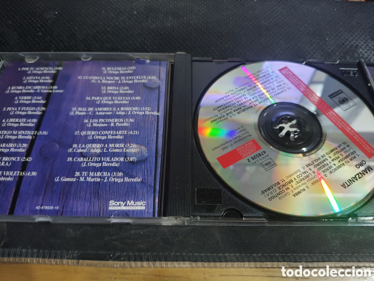 CDs de m&uacute;sica: Manzanita oro -------19 - Foto 3