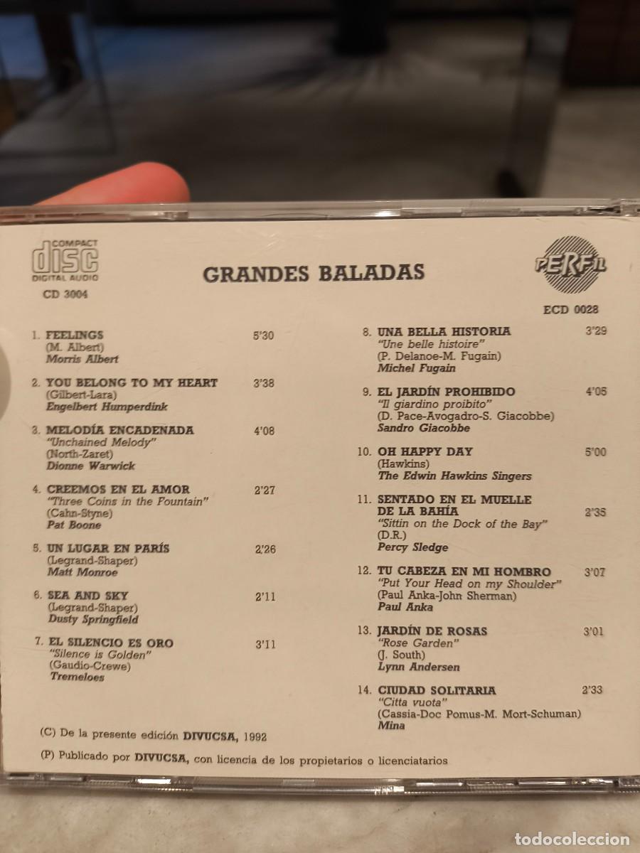 CDs de m&uacute;sica: CD - GRANDES BALADAS - 14 TEMAS - Foto 2