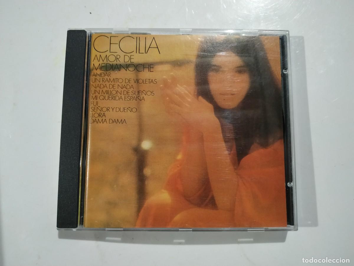 CDs de m&uacute;sica: CD CECILIA AMOR DE MEDIANOCHE - Foto 1
