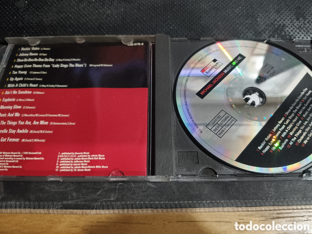 CDs de m&uacute;sica: Michael Jackson music and me -6 - Foto 3