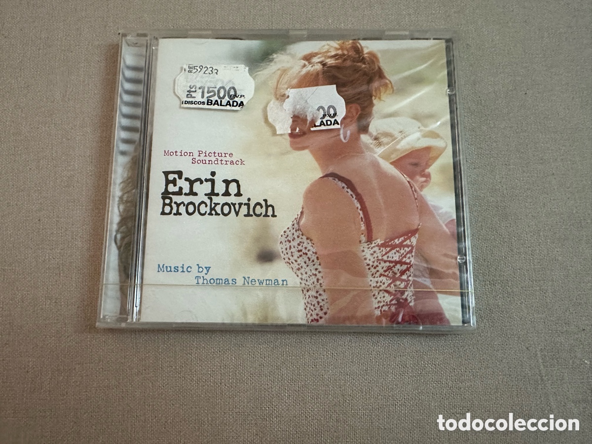 CDs de m&uacute;sica: CD BSO ERIN BROCKOVICH PRECINTADO - Foto 1