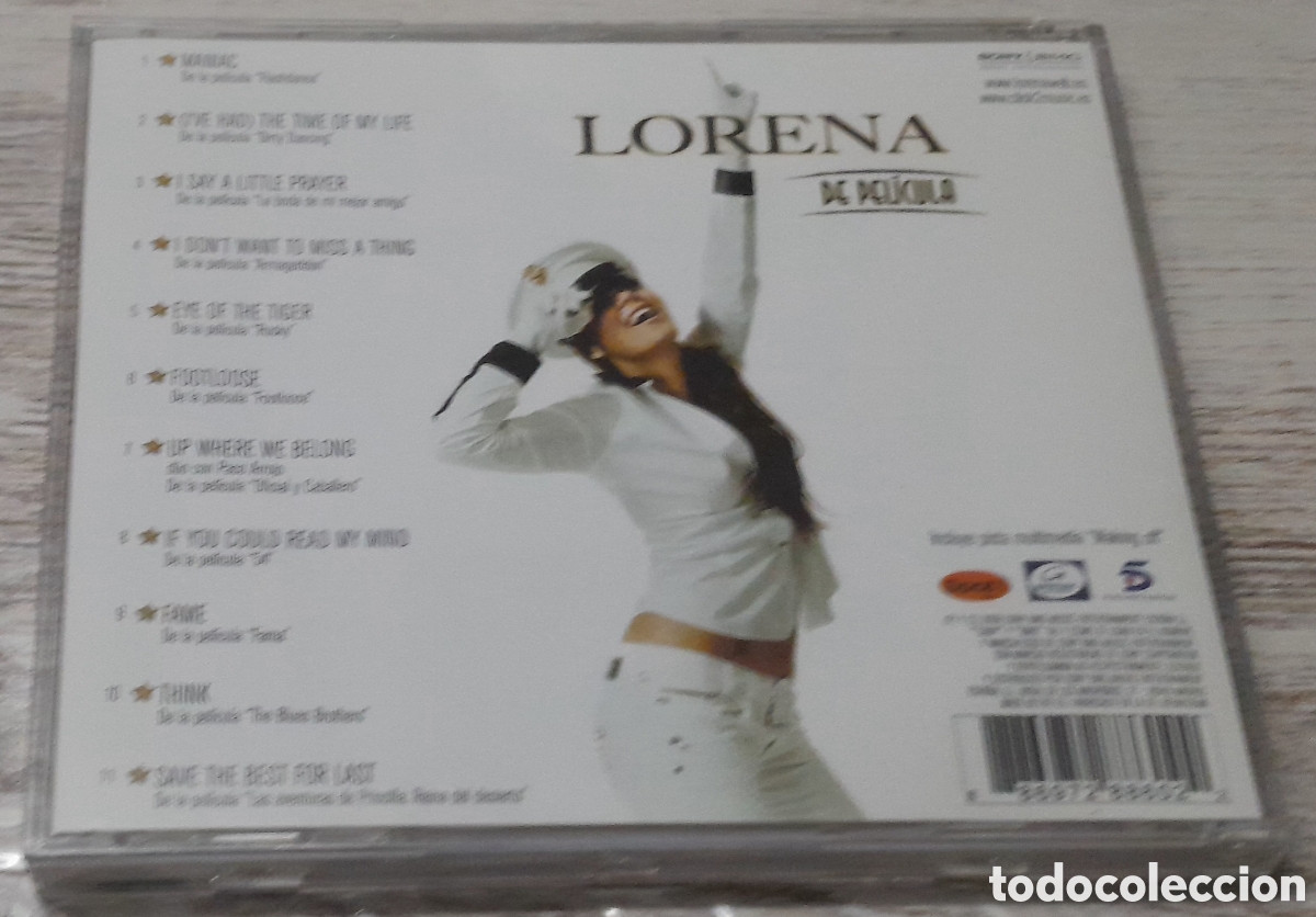 CDs de m&uacute;sica: LORENA - DE PELICULA - SONY/BMG - Foto 2