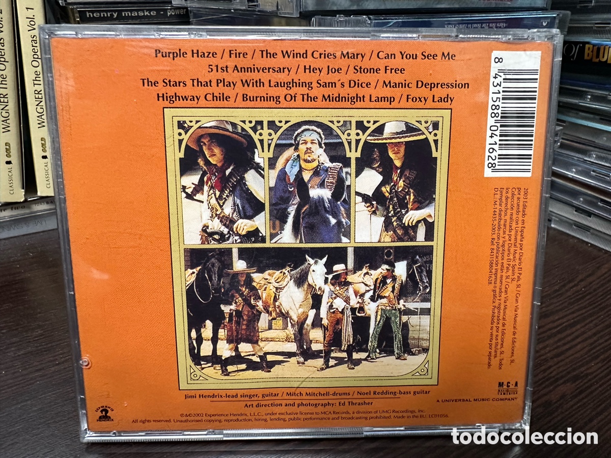 CDs de m&uacute;sica: Jimi Hendrix Experience - Smash Hits (CD, Comp) - Foto 3
