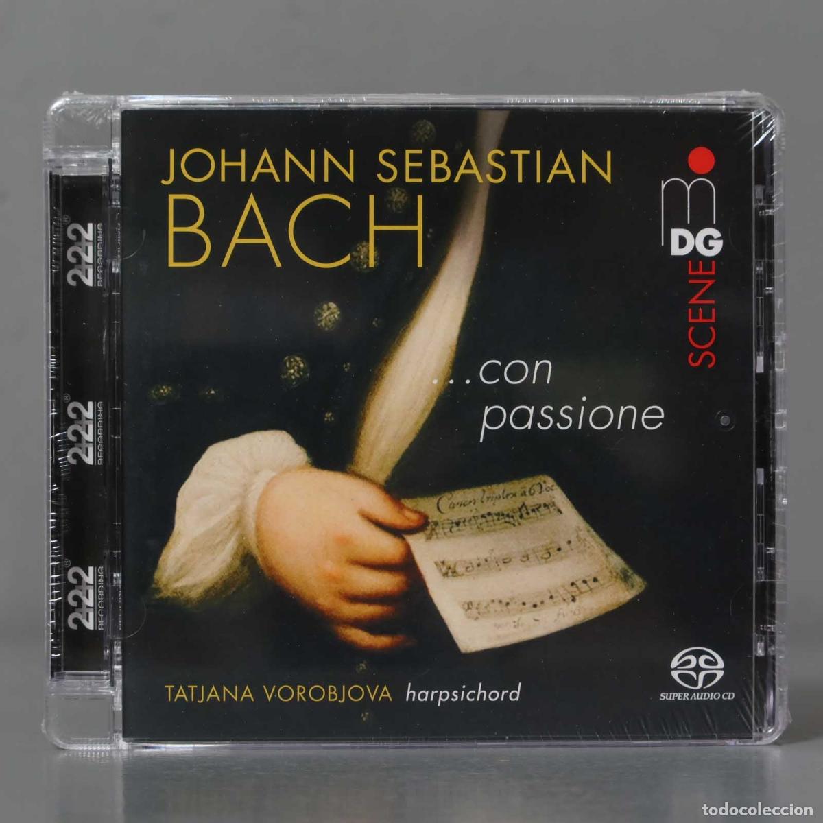 CDs de m&uacute;sica: CD. J Bach .S. / Vorobjova - Con Passione . PRECINTADO - Foto 1