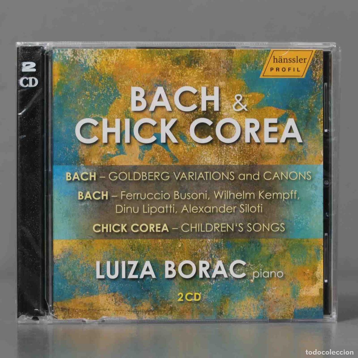 CDs de m&uacute;sica: CD. Bach y Chick Corea. J Bach .S. / Siloti / Borac. PRECINTADO - Foto 1