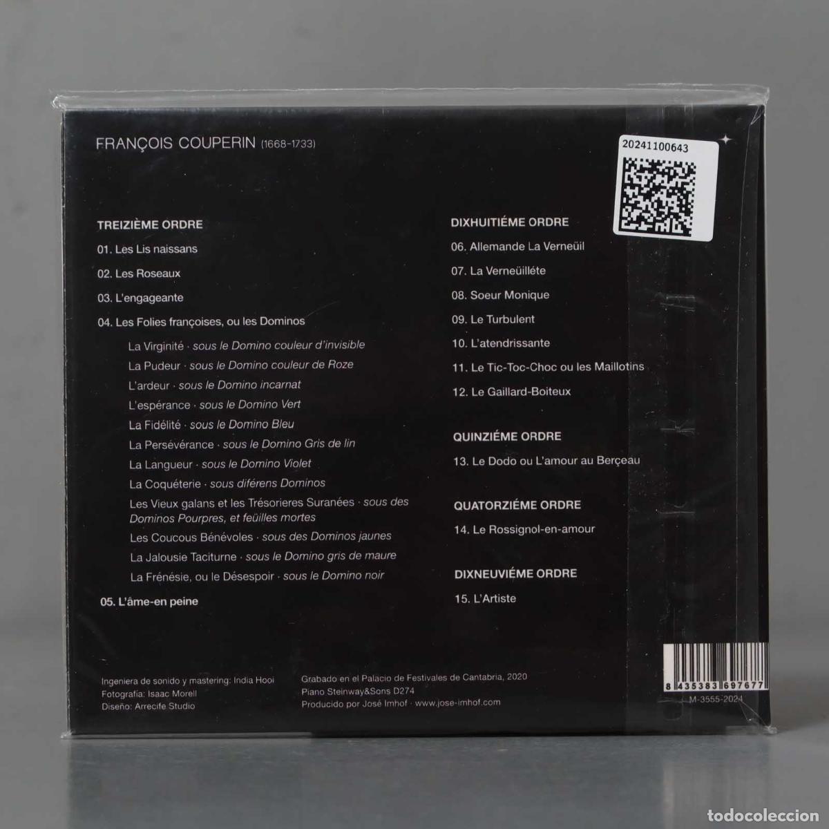 CDs de m&uacute;sica: CD. COUPERIN. JOSE IMHOF. PRECINTADO - Foto 2