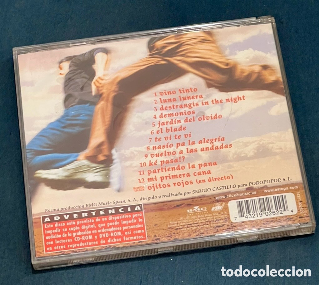 CDs de m&uacute;sica: CD. Estopa. &ldquo;Destrangis&rdquo;. 2001. - Foto 2