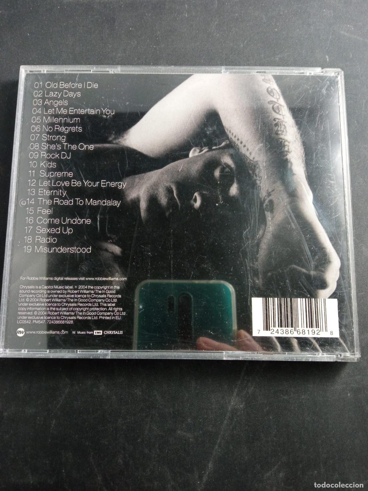 CDs de m&uacute;sica: ROBBIE WILLIAMS, GREATEST HITS. CD - Foto 2