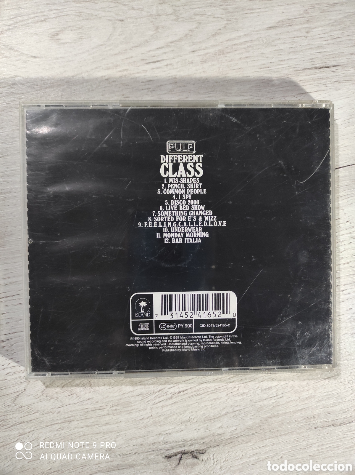 CDs de m&uacute;sica: PULP DIFFERENT CLASS - CD - Foto 2
