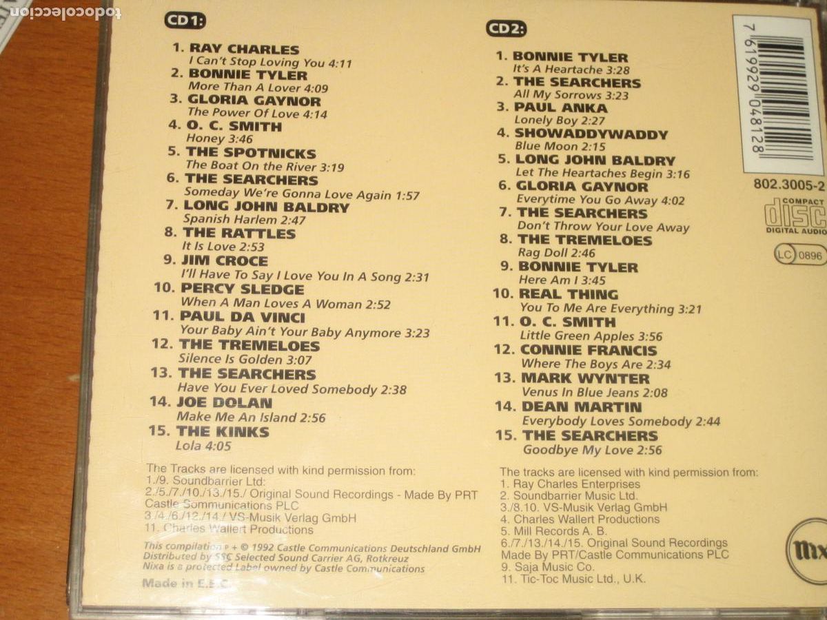 CDs de m&uacute;sica: DISCOFERTA - CD - RAY CHARLES, THE KINKS ... DOBLE CD - Foto 2