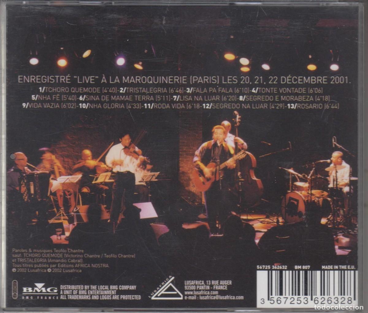 CDs de m&uacute;sica: Teofilo Chantre cd Live 2002 - Foto 2