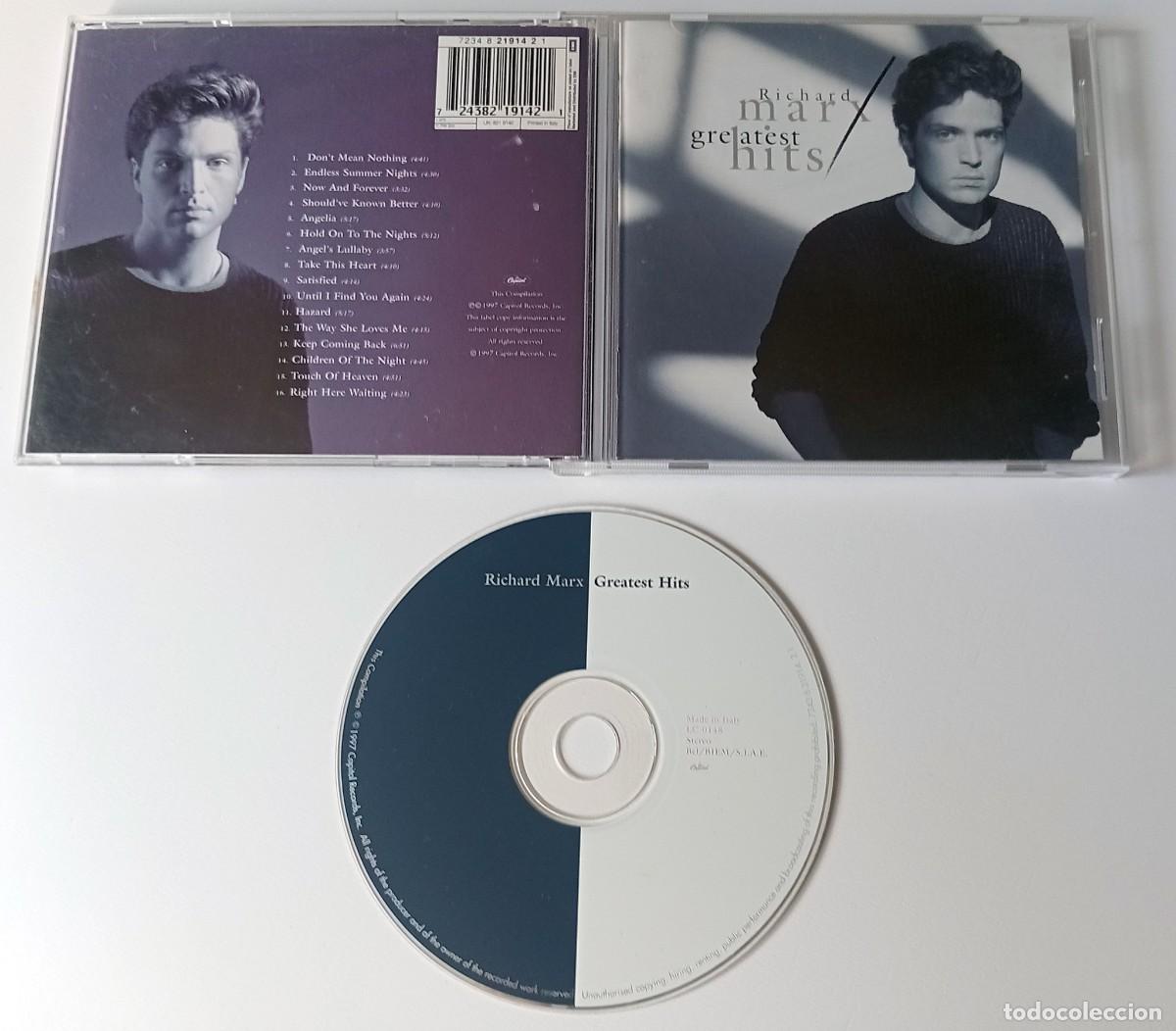 CDs de m&uacute;sica: CD RICHARD MARX - GREATEST HITS - Foto 2