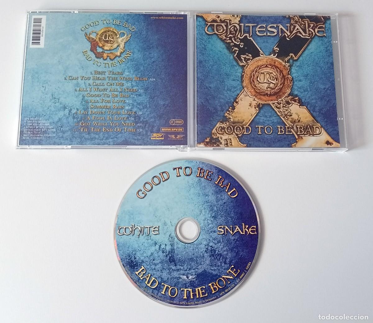CDs de m&uacute;sica: CD WHITESNAKE - GOOD TO BE BAD - Foto 2
